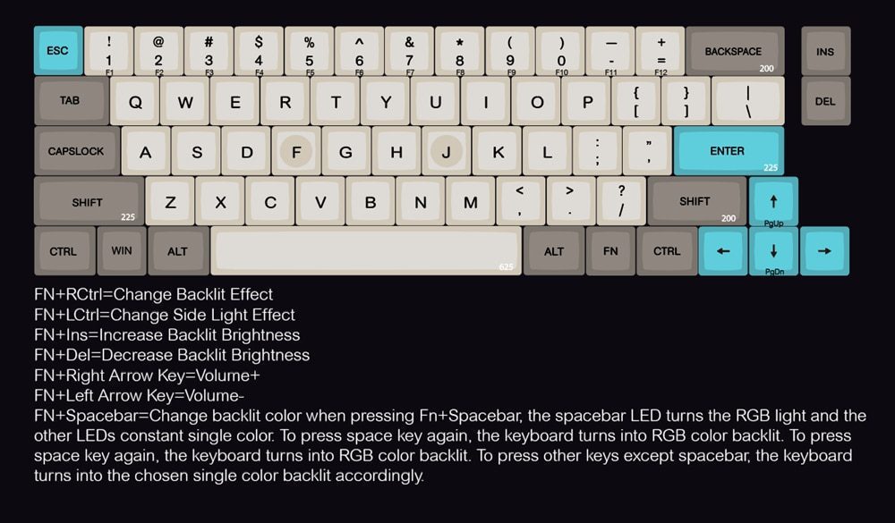 YC66 hot swappable pcb Custom Mechanical Keyboard Kit rgb smd switch leds type c usb port with acrylic case rgb side light YC66 hot swappable pcb Custom Mechanical Keyboard Kit rgb smd switch leds type c usb port with acrylic case rgb side light
