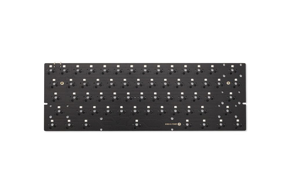 bm60 bm60rgb BM60 poker rgb 60% gh60 hot swappable Custom Mechanical Keyboard PCB program qmk rgb switch underglow type c