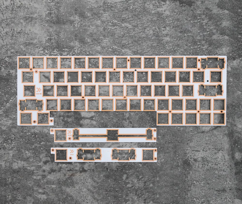 60% Aluminum Mechanical Keyboard glass fiber Plate support gk64 gk64s xd64 xd60 only support plate mount stabilizer 60% Aluminum Mechanical Keyboard glass fiber Plate support gk64 gk64s xd64 xd60 only support plate mount stabilizer