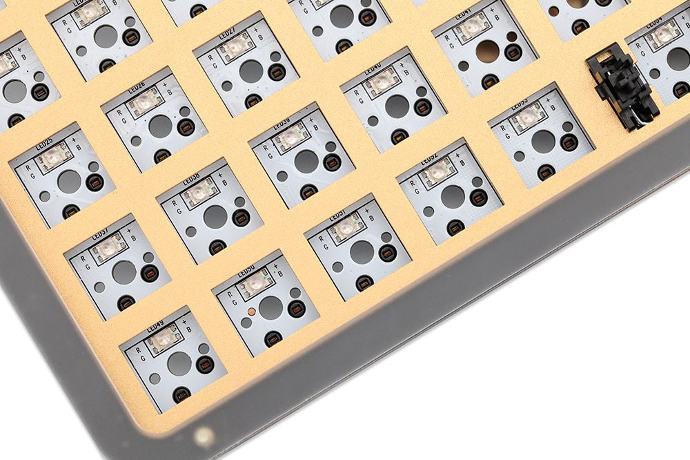 DNA DNA59 50% Kit Custom Mechanical Keyboard Kit PCB CASE hot swappable switch with RGB switch led support lighting effects 1U DNA DNA59 50% Kit Custom Mechanical Keyboard Kit PCB CASE hot swappable switch with RGB switch led support lighting effects 1U