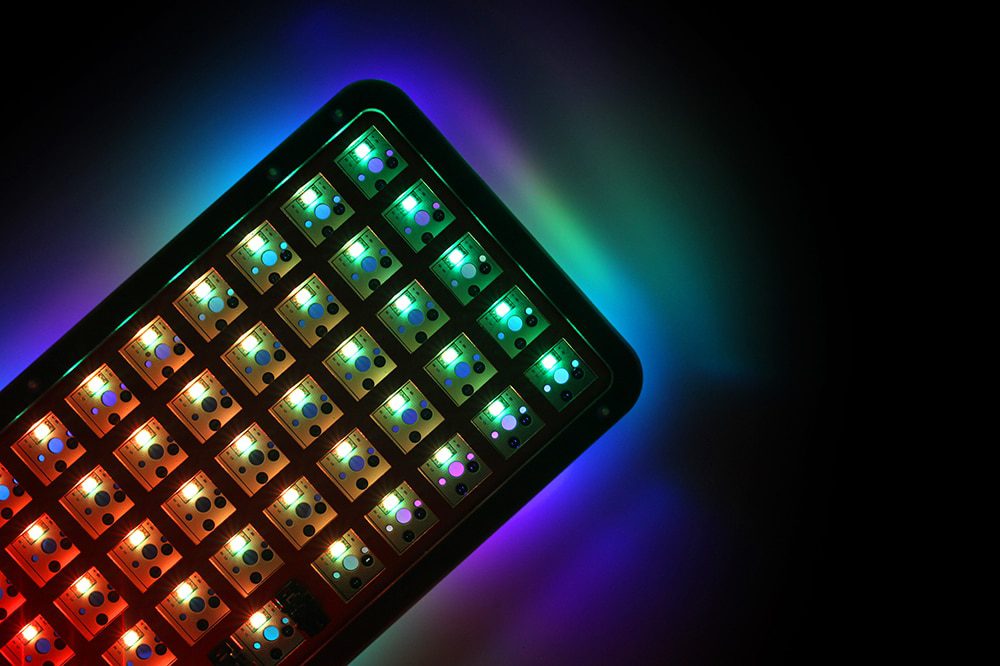 DNA DNA59 50% Kit Custom Mechanical Keyboard Kit PCB CASE hot swappable switch with RGB switch led support lighting effects 1U DNA DNA59 50% Kit Custom Mechanical Keyboard Kit PCB CASE hot swappable switch with RGB switch led support lighting effects 1U