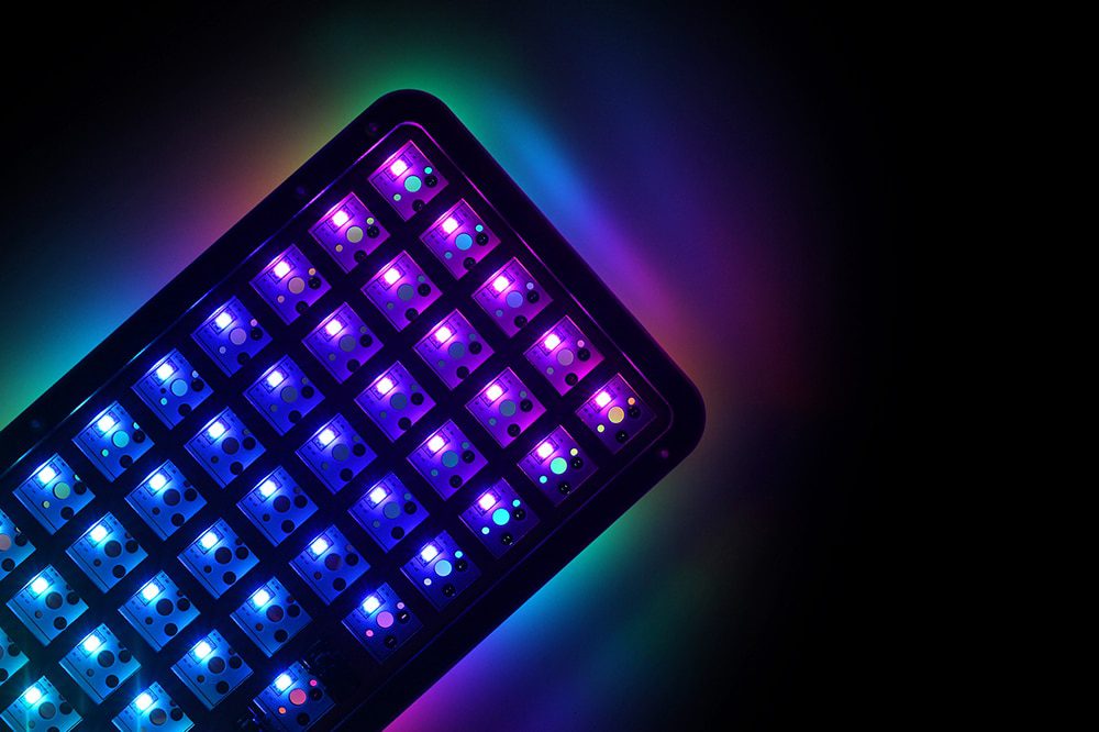 DNA DNA59 50% Kit Custom Mechanical Keyboard Kit PCB CASE hot swappable switch with RGB switch led support lighting effects 1U DNA DNA59 50% Kit Custom Mechanical Keyboard Kit PCB CASE hot swappable switch with RGB switch led support lighting effects 1U