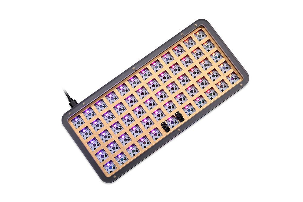 DNA DNA59 50% Kit Custom Mechanical Keyboard Kit PCB CASE hot swappable switch with RGB switch led support lighting effects 1U DNA DNA59 50% Kit Custom Mechanical Keyboard Kit PCB CASE hot swappable switch with RGB switch led support lighting effects 1U