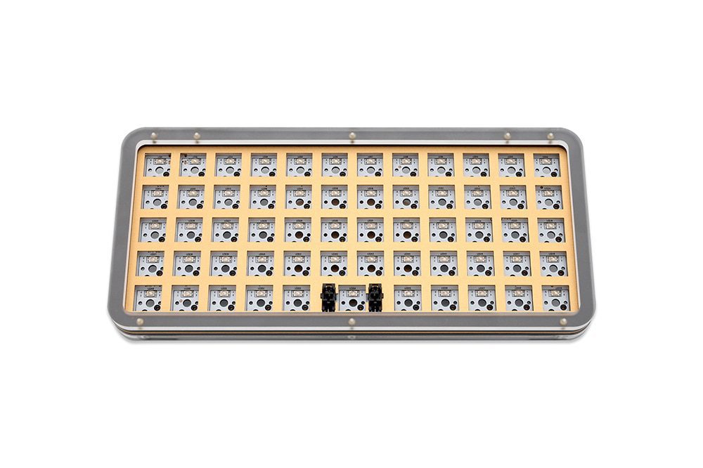 DNA DNA59 50% Kit Custom Mechanical Keyboard Kit PCB CASE hot swappable switch with RGB switch led support lighting effects 1U DNA DNA59 50% Kit Custom Mechanical Keyboard Kit PCB CASE hot swappable switch with RGB switch led support lighting effects 1U