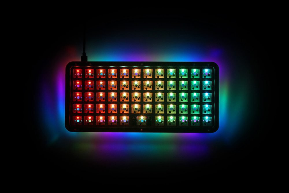 DNA DNA59 50% Kit Custom Mechanical Keyboard Kit PCB CASE hot swappable switch with RGB switch led support lighting effects 1U DNA DNA59 50% Kit Custom Mechanical Keyboard Kit PCB CASE hot swappable switch with RGB switch led support lighting effects 1U