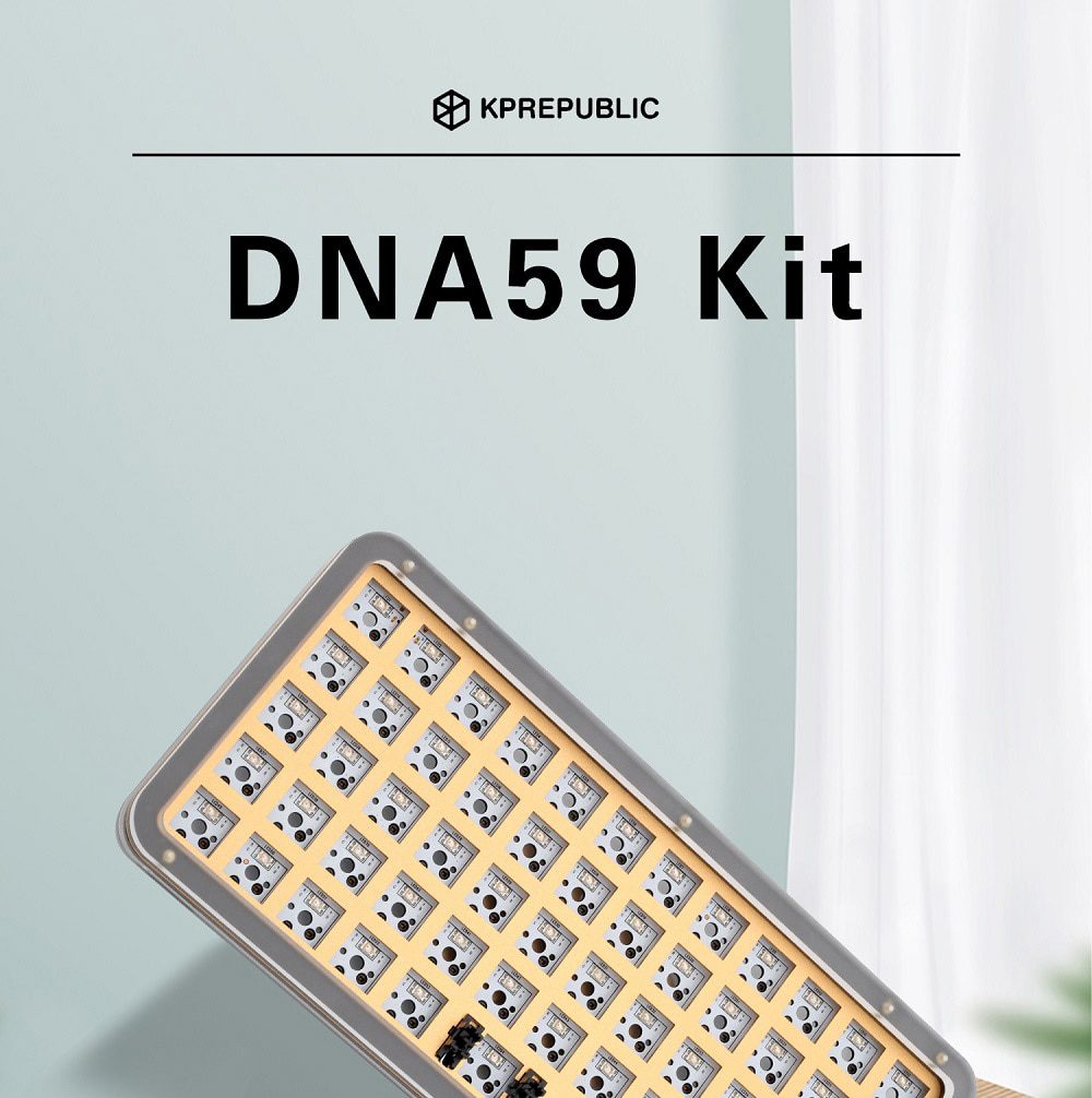 DNA DNA59 50% Kit Custom Mechanical Keyboard Kit PCB CASE hot swappable switch with RGB switch led support lighting effects 1U DNA DNA59 50% Kit Custom Mechanical Keyboard Kit PCB CASE hot swappable switch with RGB switch led support lighting effects 1U