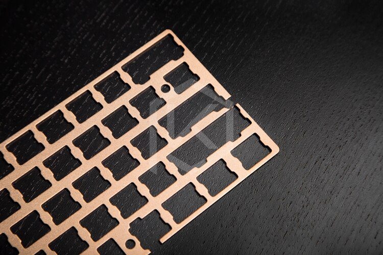 60% Aluminum Mechanical Keyboard Plate support Gh60 poker1/2/3 silver red gold purple black color