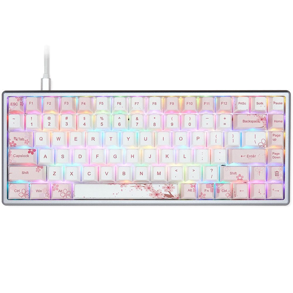 gk61xs gk61 dual mode bluetooth 5.0 60% mechanical keyboard rgb switch led hot swapping socket type c pcb case split spacebar gk61xs gk61 dual mode bluetooth 5.0 60% mechanical keyboard rgb switch led hot swapping socket type c pcb case split spacebar