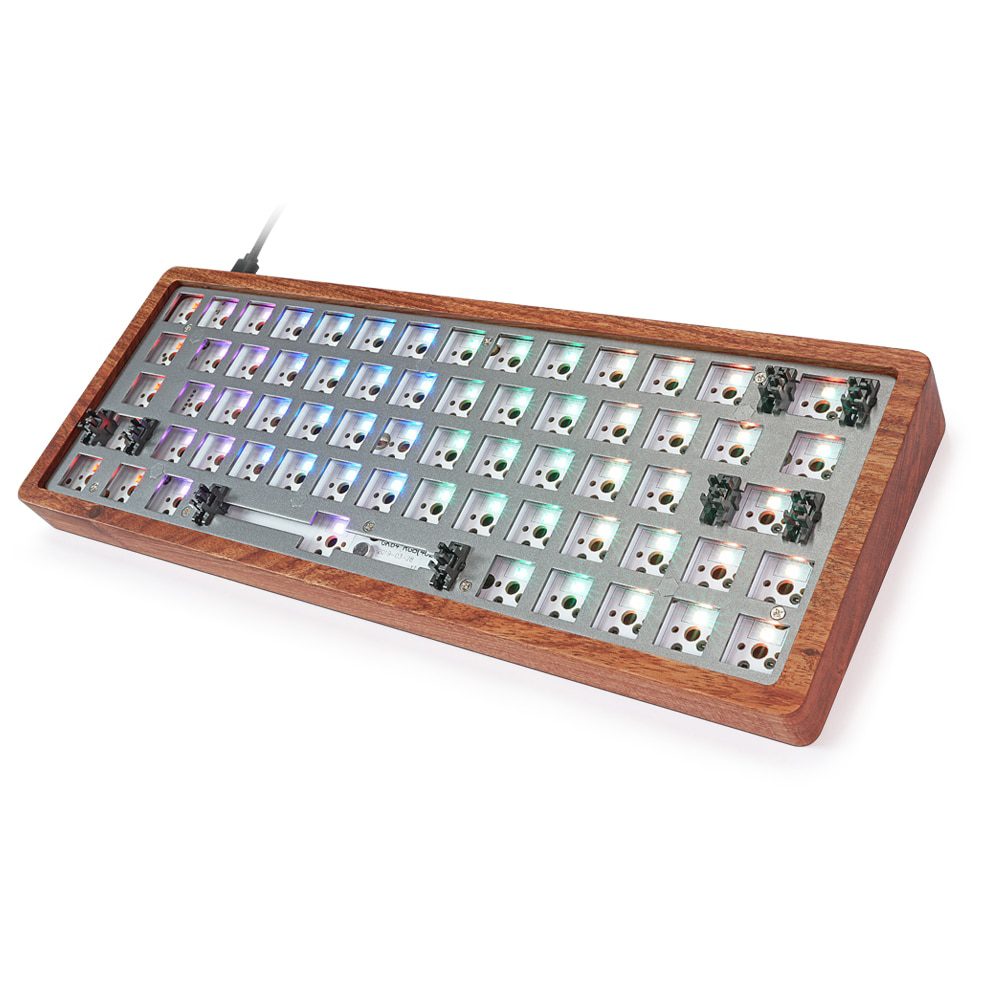 gk61xs gk61 dual mode bluetooth 5.0 60% mechanical keyboard rgb switch led hot swapping socket type c pcb case split spacebar gk61xs gk61 dual mode bluetooth 5.0 60% mechanical keyboard rgb switch led hot swapping socket type c pcb case split spacebar