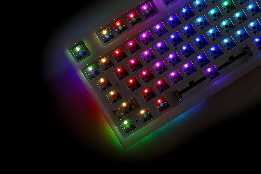 NextTime X98 98% Mechanical Keyboard kit PCB CASE hot swappable switch support lighting effects with RGB switch led type c NextTime X98 98% Mechanical Keyboard kit PCB CASE hot swappable switch support lighting effects with RGB switch led type c