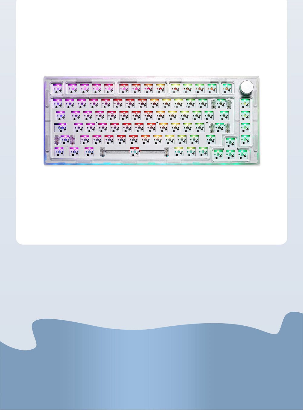 NextTime N75 X75 75% Bluetooth 2.4G 3 Mode Gasket Mechanical Keyboard kit PCB Hot Swappable Switch RGB led Next Time 75 NextTime N75 X75 75% Bluetooth 2.4G 3 Mode Gasket Mechanical Keyboard kit PCB Hot Swappable Switch RGB led Next Time 75