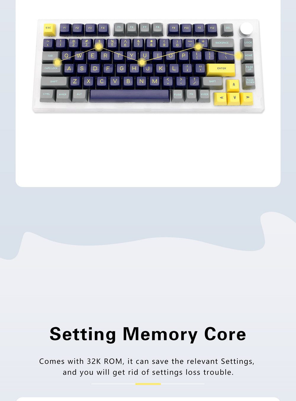 NextTime N75 X75 75% Bluetooth 2.4G 3 Mode Gasket Mechanical Keyboard kit PCB Hot Swappable Switch RGB led Next Time 75 NextTime N75 X75 75% Bluetooth 2.4G 3 Mode Gasket Mechanical Keyboard kit PCB Hot Swappable Switch RGB led Next Time 75