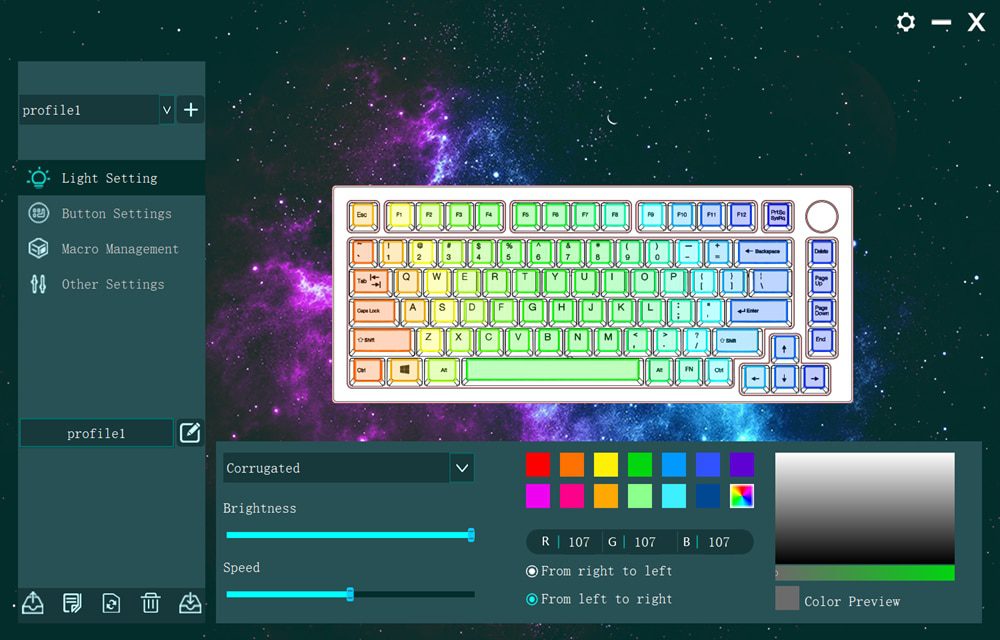 NextTime N75 X75 75% Bluetooth 2.4G 3 Mode Gasket Mechanical Keyboard kit PCB Hot Swappable Switch RGB led Next Time 75 NextTime N75 X75 75% Bluetooth 2.4G 3 Mode Gasket Mechanical Keyboard kit PCB Hot Swappable Switch RGB led Next Time 75