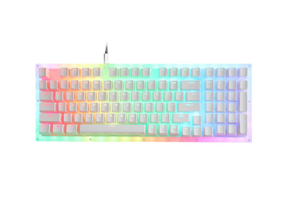 Feker Machinic 02 980 Mechanical Keyboard kit PCB CASE hot swappable switch support lighting effects with RGB switch led type c Feker Machinic 02 980 Mechanical Keyboard kit PCB CASE hot swappable switch support lighting effects with RGB switch led type c