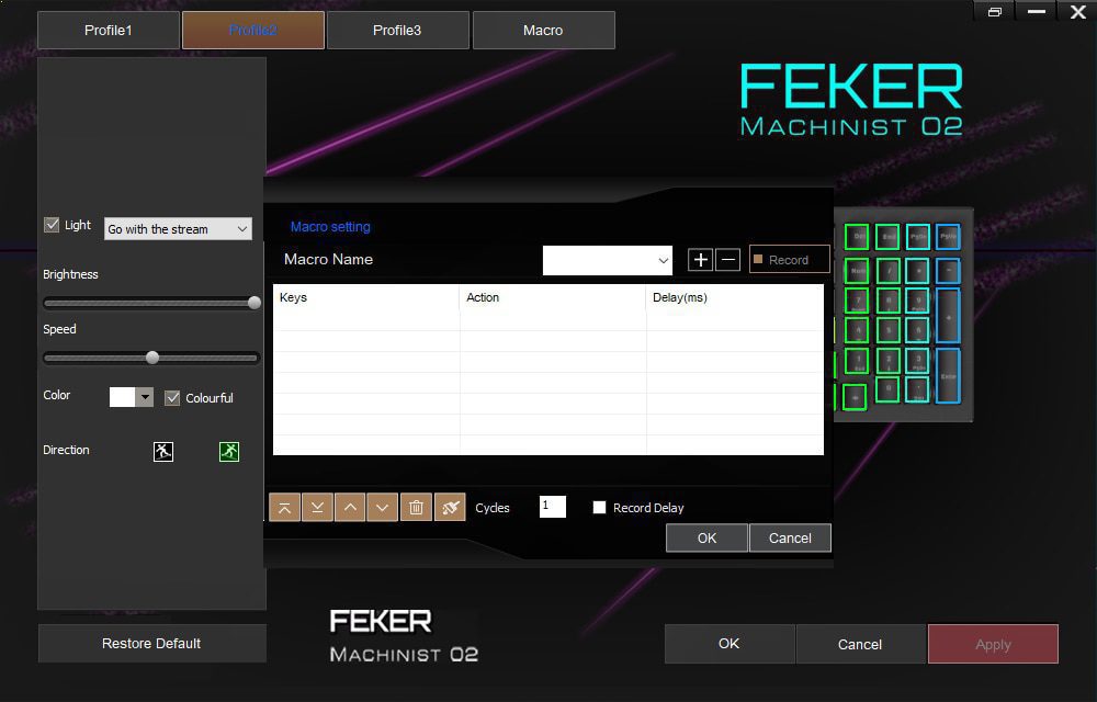 Feker Machinic 02 980 Mechanical Keyboard kit PCB CASE hot swappable switch support lighting effects with RGB switch led type c Feker Machinic 02 980 Mechanical Keyboard kit PCB CASE hot swappable switch support lighting effects with RGB switch led type c