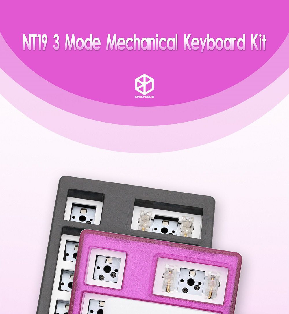 NextTime NT19 Numpad 19 20% Bluetooth 2.4G 3 Mode Gasket Mechanical Keyboard kit PCB Hot Swappable Switch RGB led Next Time 19 NextTime NT19 Numpad 19 20% Bluetooth 2.4G 3 Mode Gasket Mechanical Keyboard kit PCB Hot Swappable Switch RGB led Next Time 19