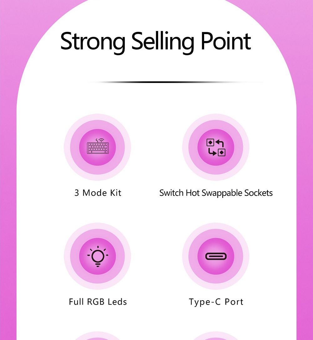 NextTime NT19 Numpad 19 20% Bluetooth 2.4G 3 Mode Gasket Mechanical Keyboard kit PCB Hot Swappable Switch RGB led Next Time 19 NextTime NT19 Numpad 19 20% Bluetooth 2.4G 3 Mode Gasket Mechanical Keyboard kit PCB Hot Swappable Switch RGB led Next Time 19