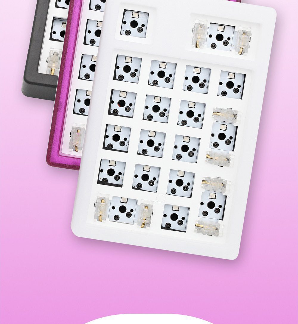 NextTime NT19 Numpad 19 20% Bluetooth 2.4G 3 Mode Gasket Mechanical Keyboard kit PCB Hot Swappable Switch RGB led Next Time 19 NextTime NT19 Numpad 19 20% Bluetooth 2.4G 3 Mode Gasket Mechanical Keyboard kit PCB Hot Swappable Switch RGB led Next Time 19