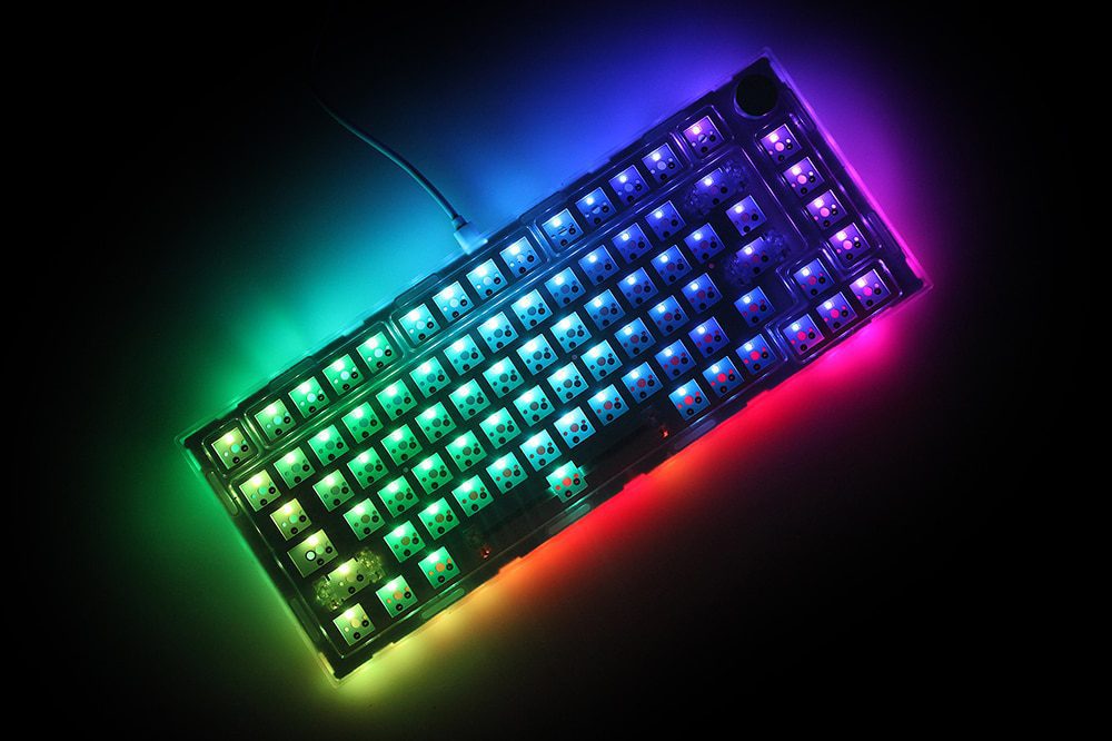 NextTime X75 75% Gasket Mechanical Keyboard kit PCB Hot Swappable Switch Lighting effects RGB switch led type c Next Time 75 NextTime X75 75% Gasket Mechanical Keyboard kit PCB Hot Swappable Switch Lighting effects RGB switch led type c Next Time 75
