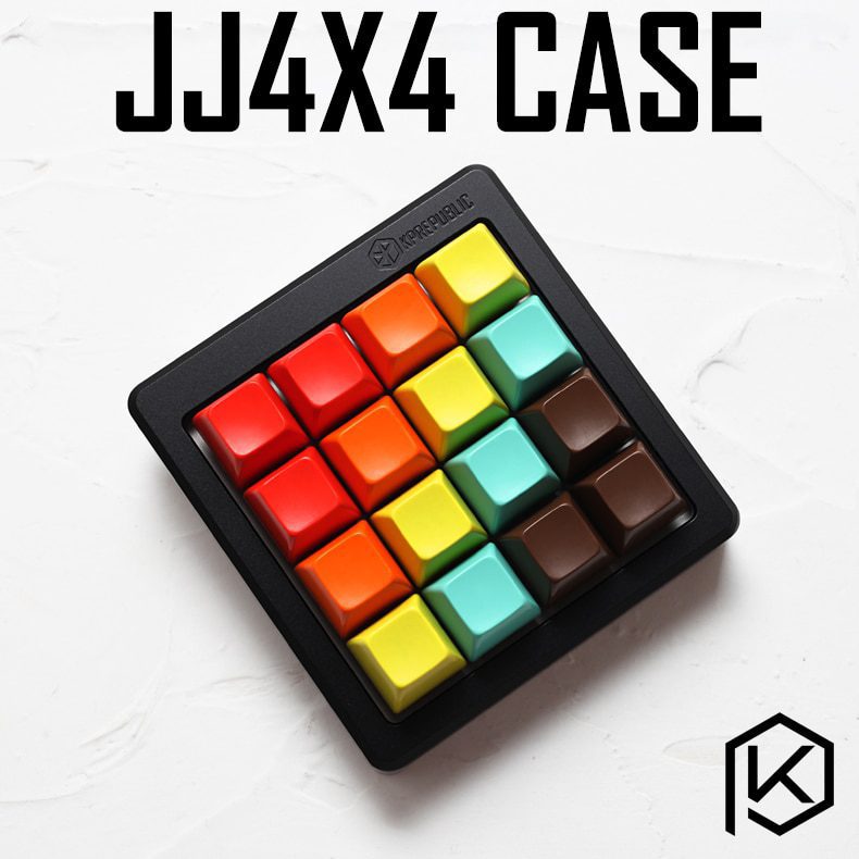 Anodized Aluminium case for jj4x4 jj16 jjcustom keyboard acrylic panels stalinite diffuser can support Rotary brace support Anodized Aluminium case for jj4x4 jj16 jjcustom keyboard acrylic panels stalinite diffuser can support Rotary brace support