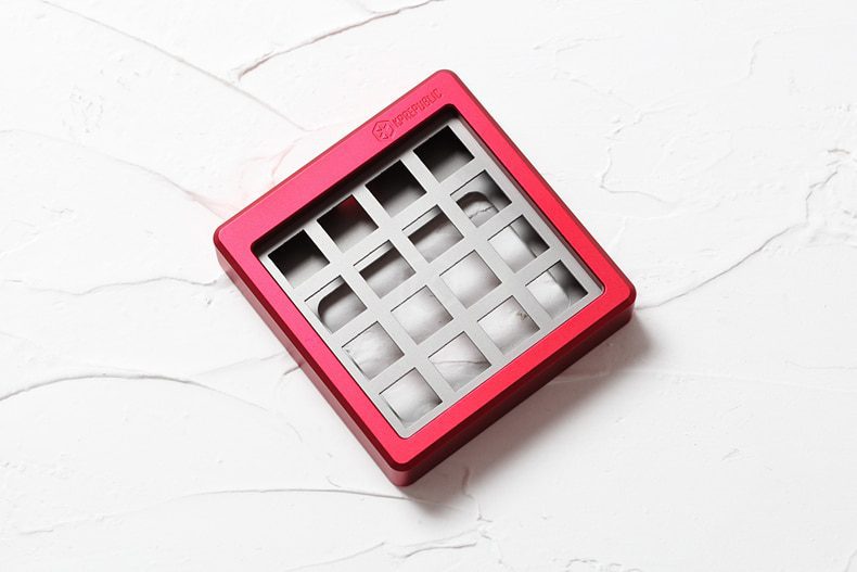 Anodized Aluminium case for jj4x4 jj16 jjcustom keyboard acrylic panels stalinite diffuser can support Rotary brace support Anodized Aluminium case for jj4x4 jj16 jjcustom keyboard acrylic panels stalinite diffuser can support Rotary brace support