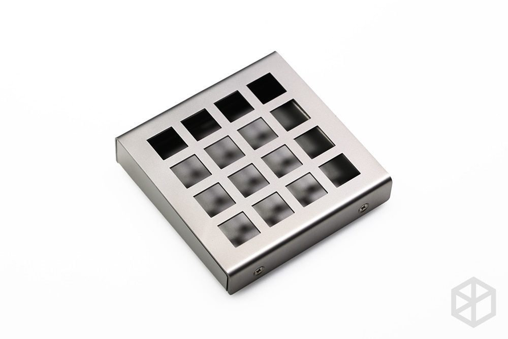 stainless steel bent case for jj4x4 10% JJ16 custom keyboard enclosed case upper and lower case also can support bm16a stainless steel bent case for jj4x4 10% JJ16 custom keyboard enclosed case upper and lower case also can support bm16a