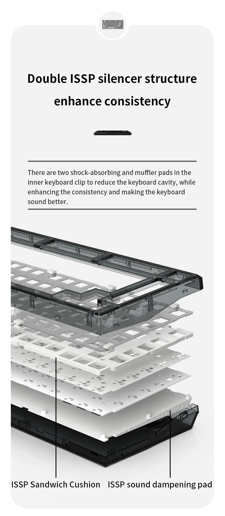 FL·ESPORTS Q75 Mechanical Keyboard Kit 82 Key Hot Swappable RGB Lighting Effect Configuration Driver Cable Mode Wired Version