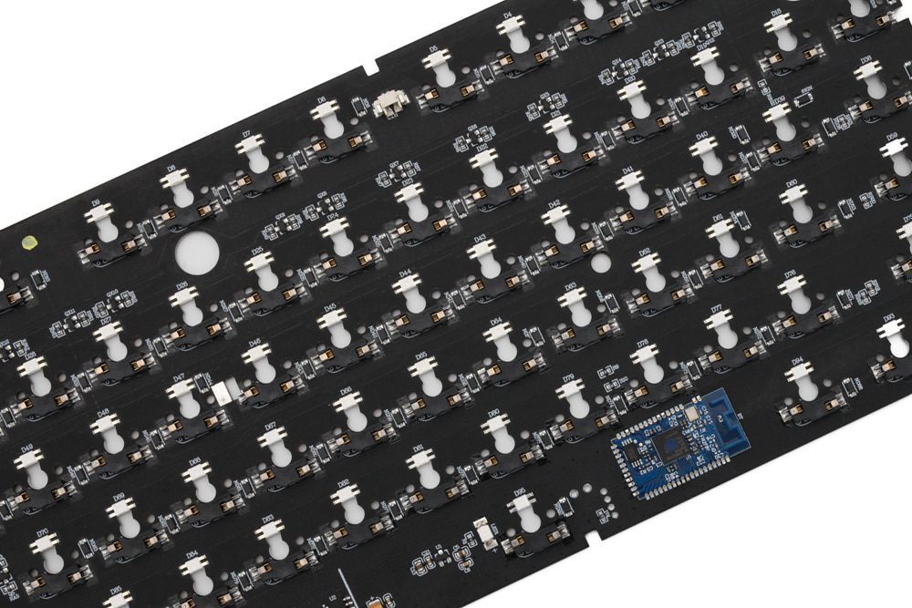 80% MKB87 TKL 87 key dual mode bluetooth Mechanical Keyboard kit led type c hot swappable switch lighting effects RGB switch