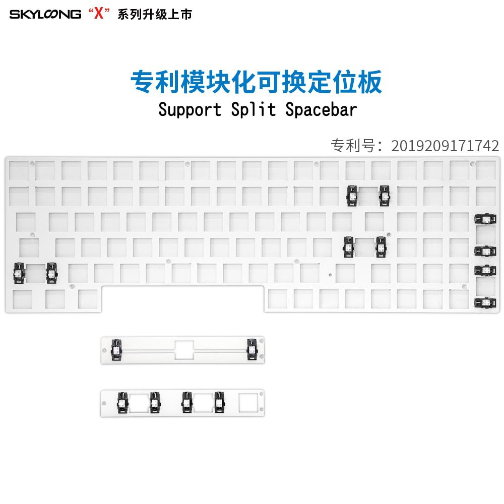 gk96 gk96x hot swappable Custom Mechanical Keyboard Kit support rgb switch leds type c software programmable balck white case gk96 gk96x hot swappable Custom Mechanical Keyboard Kit support rgb switch leds type c software programmable balck white case