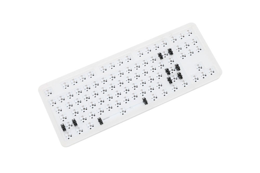 INKC 87 key Mechanical Keyboard kit 80% 87 TKL PCB Acrylic CASE hot swappable switch support lighting effects RGB switch led INKC 87 key Mechanical Keyboard kit 80% 87 TKL PCB Acrylic CASE hot swappable switch support lighting effects RGB switch led