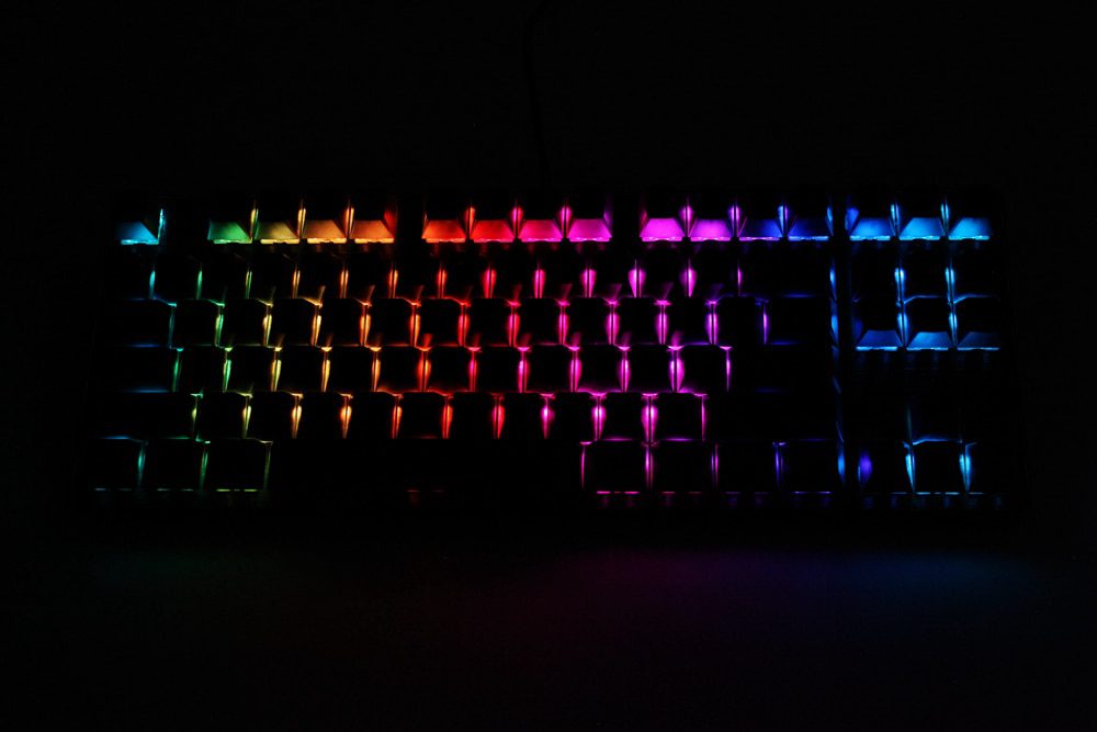 Smart Duck xs87 87 key Mechanical Keyboard kit 80% TKL hot swappable switch lighting effect RGB switch led type c software macro