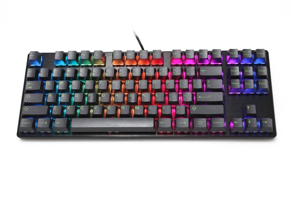 Smart Duck xs87 87 key Mechanical Keyboard kit 80% TKL hot swappable switch lighting effect RGB switch led type c software macro