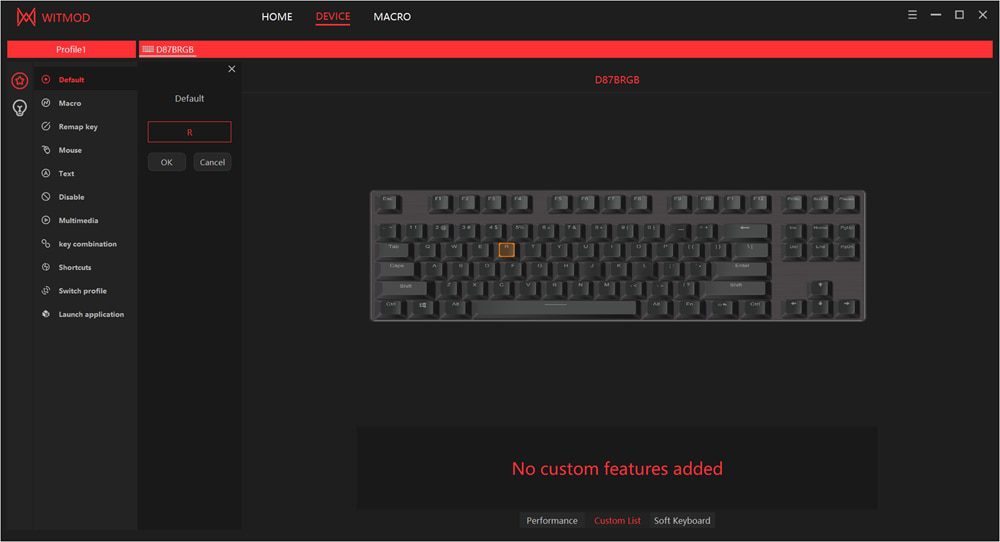 Smart Duck xs87 87 key Mechanical Keyboard kit 80% TKL hot swappable switch lighting effect RGB switch led type c software macro