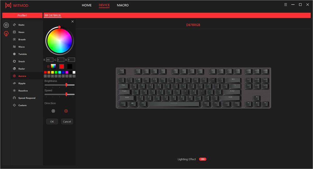 Smart Duck xs87 87 key Mechanical Keyboard kit 80% TKL hot swappable switch lighting effect RGB switch led type c software macro