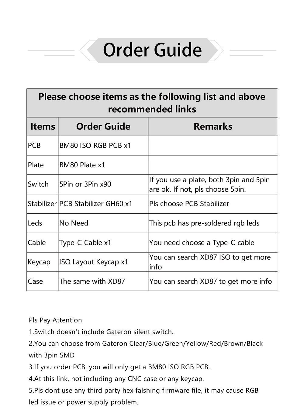 BM80 ISO bm80rgb 80% rgb hot swappable Custom Mechanical Keyboard PCB programmed rgb switch underglow type c qmk VIA BM80 ISO bm80rgb 80% rgb hot swappable Custom Mechanical Keyboard PCB programmed rgb switch underglow type c qmk VIA