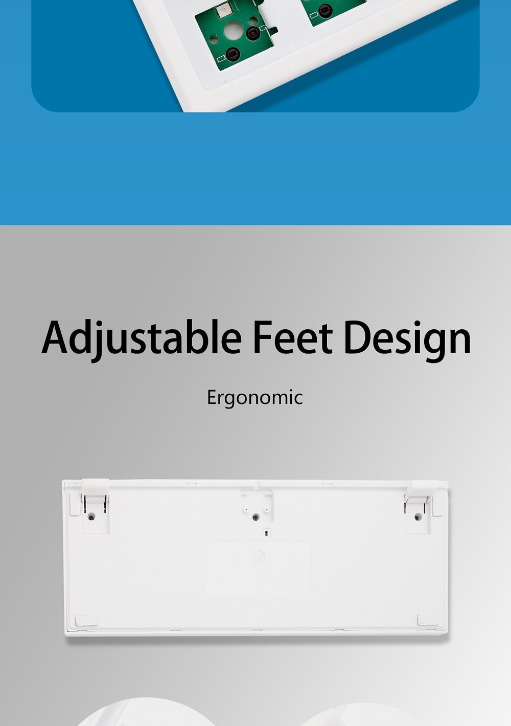 80% MKB87 TKL 87 key dual mode bluetooth White Mechanical Keyboard kit type c hot swappable switch lighting effects RGB switch