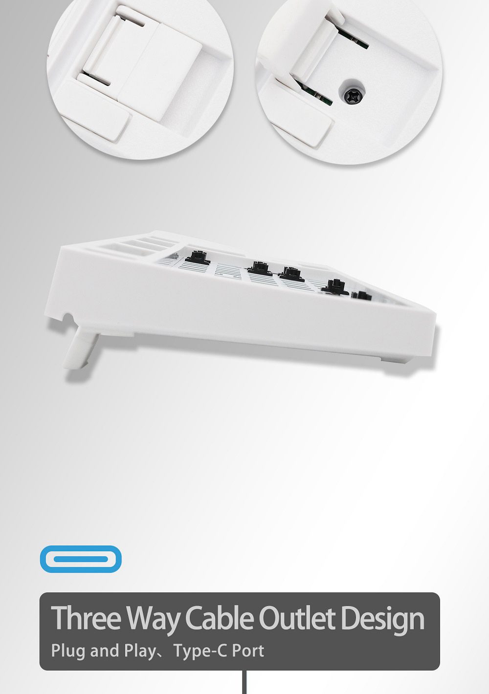 80% MKB87 TKL 87 key dual mode bluetooth White Mechanical Keyboard kit type c hot swappable switch lighting effects RGB switch