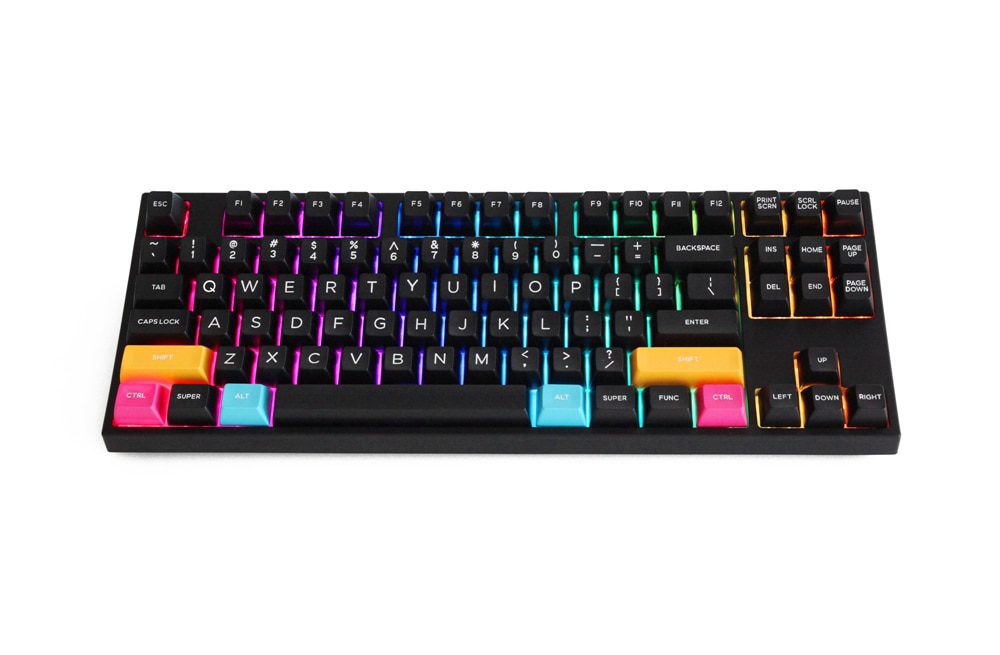 MKB87 87 key dual mode bluetooth Mechanical Keyboard kit 80% TKL hot swappable switch lighting effects RGB switch led type c