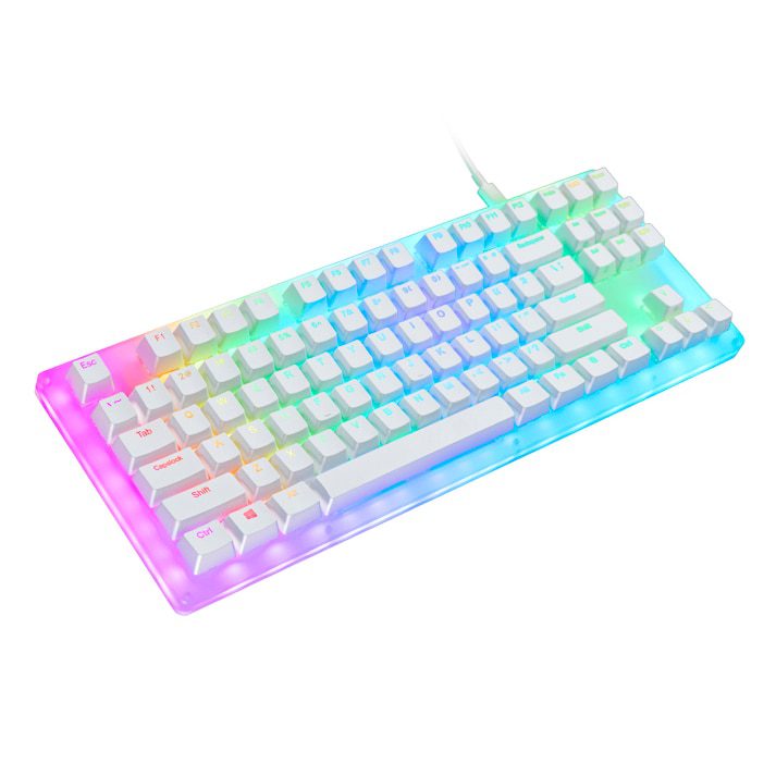Womier 87 key K87 Mechanical Keyboard kit 80% 87 TKL PCB CASE hot swappable switch support lighting effects with RGB switch led