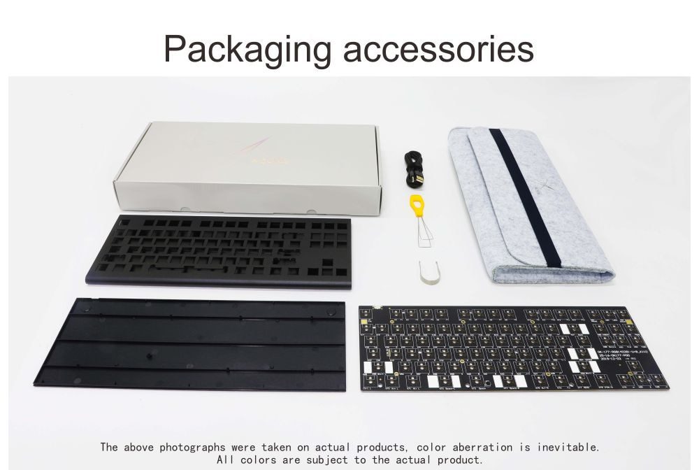xbow x-bow Ranger Mechanical keyboard kit pcb 87 key 80%  rgb leds type c usb port with cnc case hot swappable