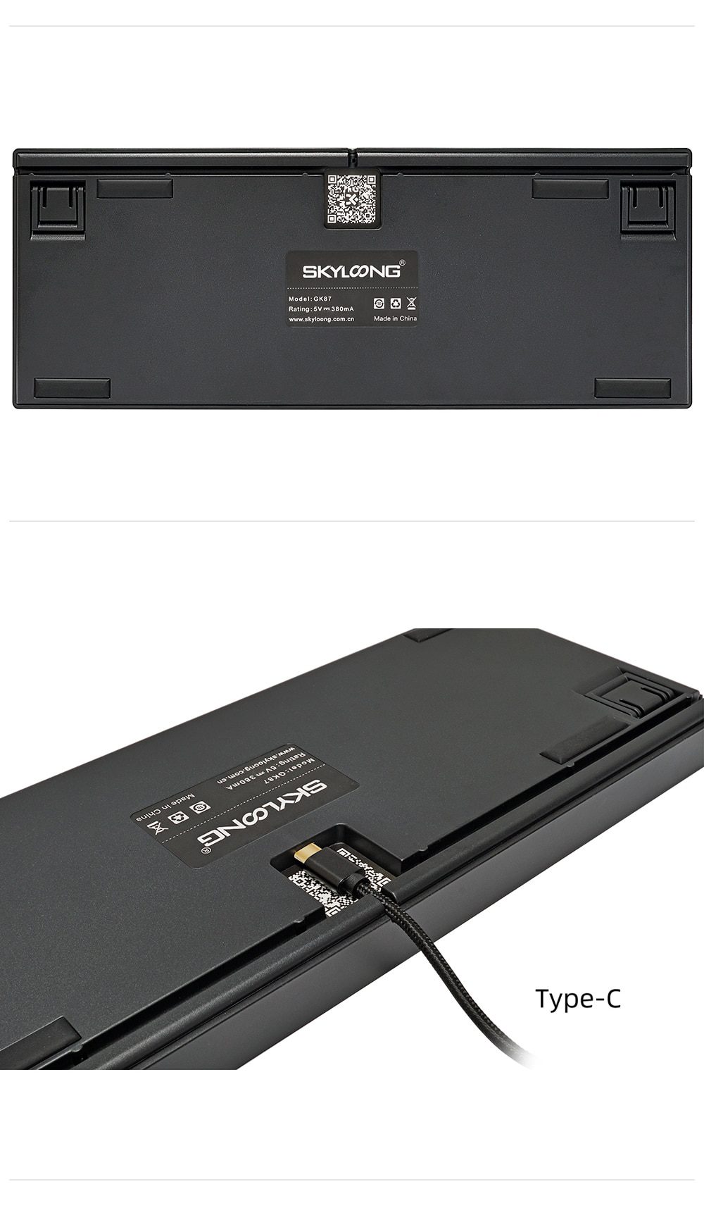 gk87 hot swappable 80% Custom Mechanical Keyboard Kit support rgb switch leds type c has software programmable balck white case gk87 hot swappable 80% Custom Mechanical Keyboard Kit support rgb switch leds type c has software programmable balck white case