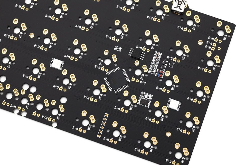 jj50 v1.0 Custom Mechanical Keyboard 50% PCB programmed 50 preonic layouts bface firmware with rgb bottom underglow led jj50 v1.0 Custom Mechanical Keyboard 50% PCB programmed 50 preonic layouts bface firmware with rgb bottom underglow led