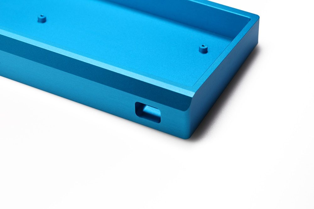 Anodized Aluminium case for bm43a bm43 40% custom keyboard acclive angle black silver grey yellow pink blue high profile Anodized Aluminium case for bm43a bm43 40% custom keyboard acclive angle black silver grey yellow pink blue high profile