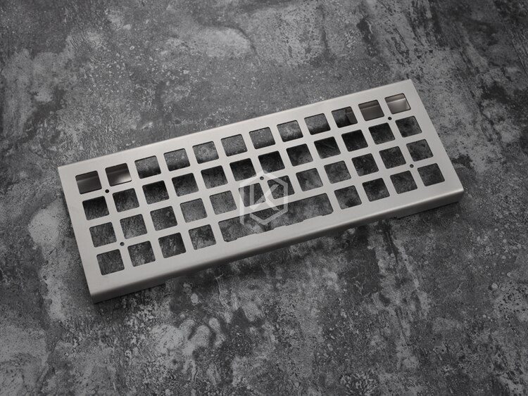 stainless steel bent case for jj40 JJ40 40% custom keyboard acrylic panels acrylic panel diffuser also can support planck stainless steel bent case for jj40 JJ40 40% custom keyboard acrylic panels acrylic panel diffuser also can support planck