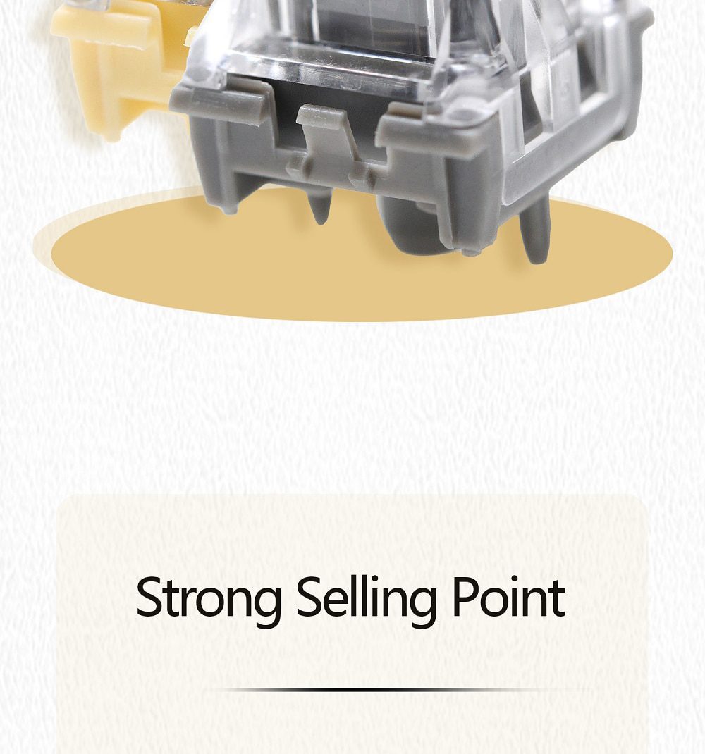 Kailh Midnight Switch RGB SMD Linear Tactile 50g Switches For Mechanical keyboard mx stem 5pin Beige Grey White Kailh Midnight Switch RGB SMD Linear Tactile 50g Switches For Mechanical keyboard mx stem 5pin Beige Grey White