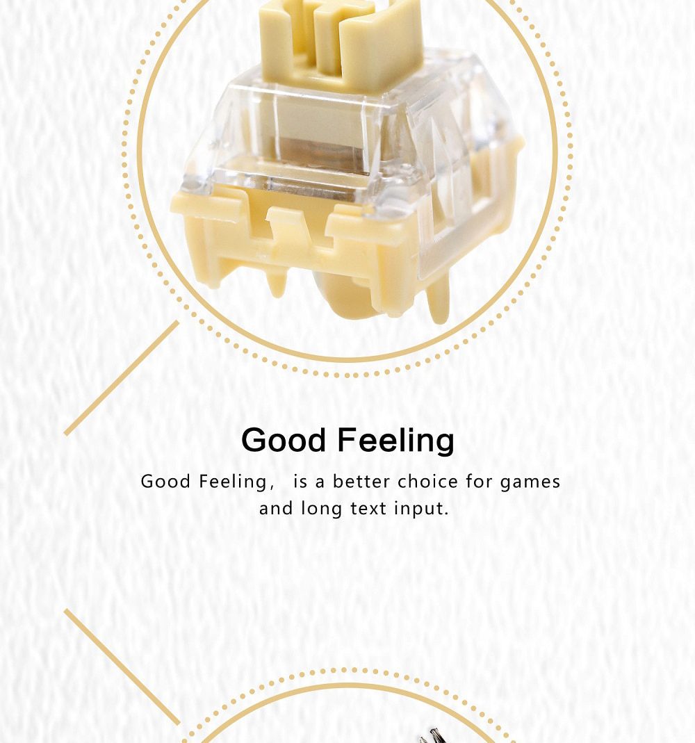 Kailh Midnight Switch RGB SMD Linear Tactile 50g Switches For Mechanical keyboard mx stem 5pin Beige Grey White Kailh Midnight Switch RGB SMD Linear Tactile 50g Switches For Mechanical keyboard mx stem 5pin Beige Grey White