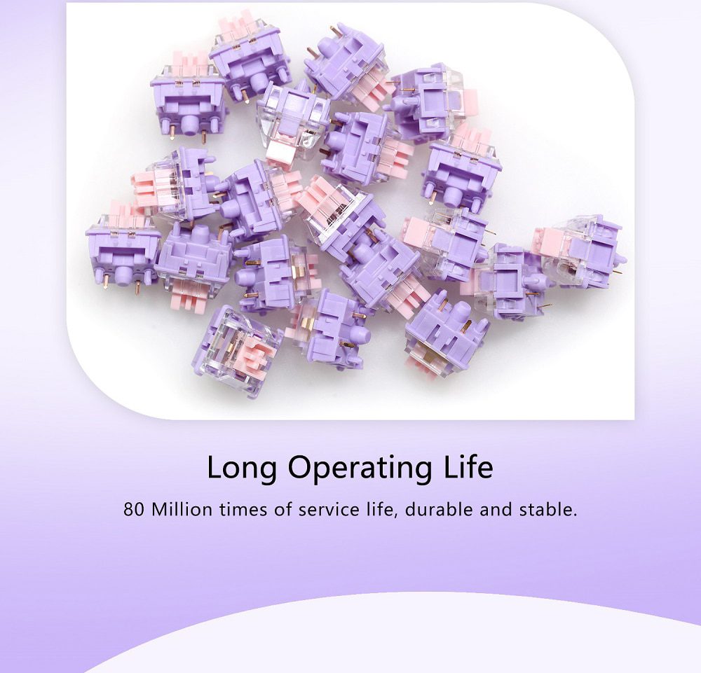 MOYU Pansy Switch RGB SMD Pre Advanced Tactile 60g Switches For Mechanical keyboard mx stem 5pin 2 Stages Spring MOYU Pansy Switch RGB SMD Pre Advanced Tactile 60g Switches For Mechanical keyboard mx stem 5pin 2 Stages Spring