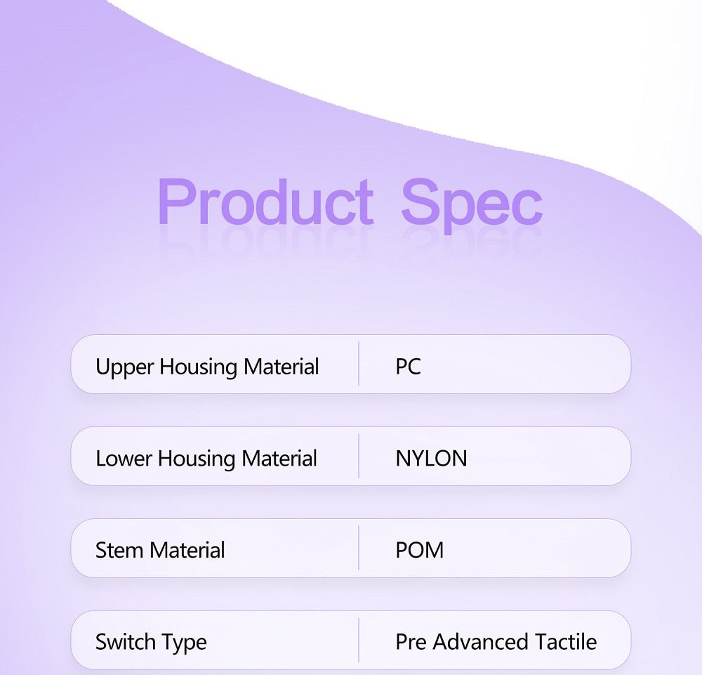 MOYU Pansy Switch RGB SMD Pre Advanced Tactile 60g Switches For Mechanical keyboard mx stem 5pin 2 Stages Spring MOYU Pansy Switch RGB SMD Pre Advanced Tactile 60g Switches For Mechanical keyboard mx stem 5pin 2 Stages Spring