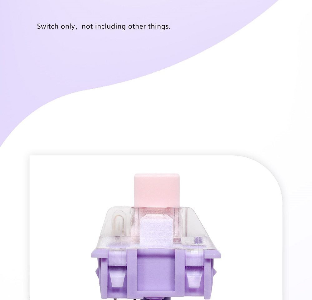 MOYU Pansy Switch RGB SMD Pre Advanced Tactile 60g Switches For Mechanical keyboard mx stem 5pin 2 Stages Spring MOYU Pansy Switch RGB SMD Pre Advanced Tactile 60g Switches For Mechanical keyboard mx stem 5pin 2 Stages Spring