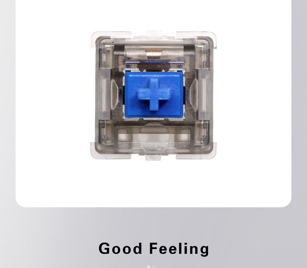 DUROCK Silent Linear Switches 67g Daybreak Gold Plated Spring Classic Blue Patent Silent Stem 5 Pins Linear Keyswitch for DIY Me DUROCK Silent Linear Switches 67g Daybreak Gold Plated Spring Classic Blue Patent Silent Stem 5 Pins Linear Keyswitch for DIY Me